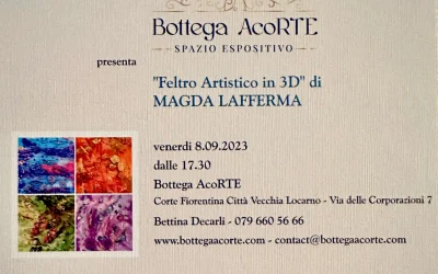 Feltro Artistico in 3D di Magda Lafferma