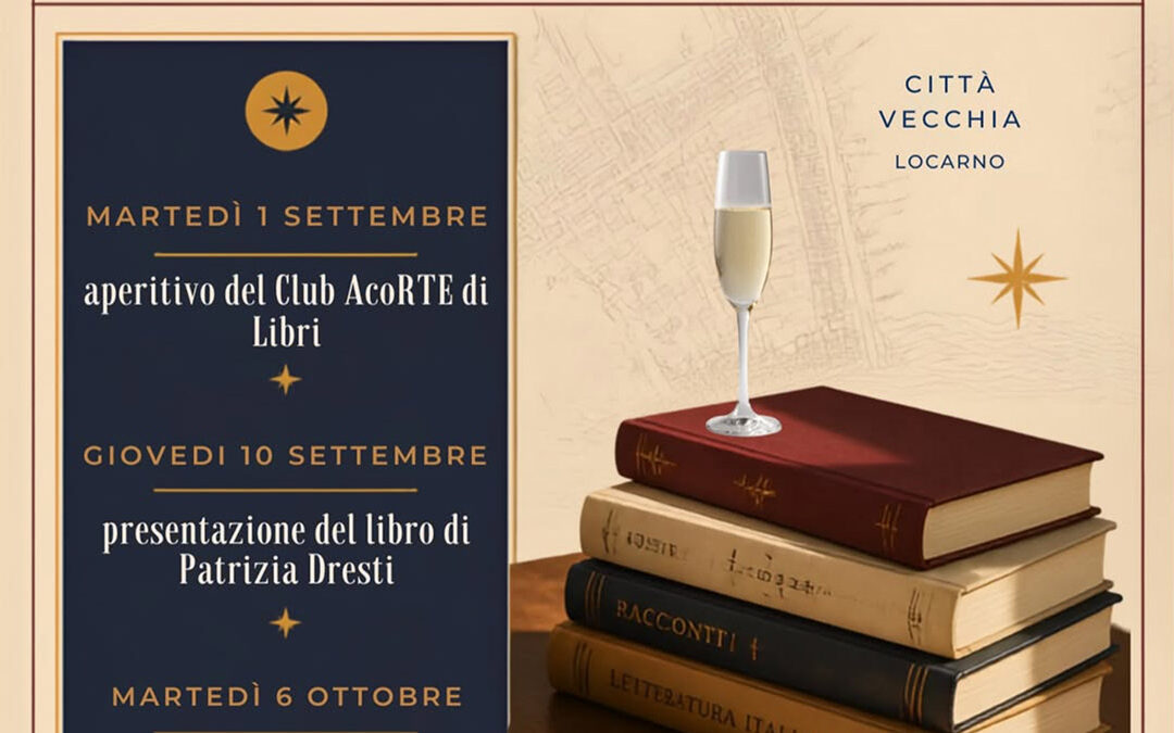 Eventi letterare alla Bottega AcoRTE - Settembre e ottobre 2026
